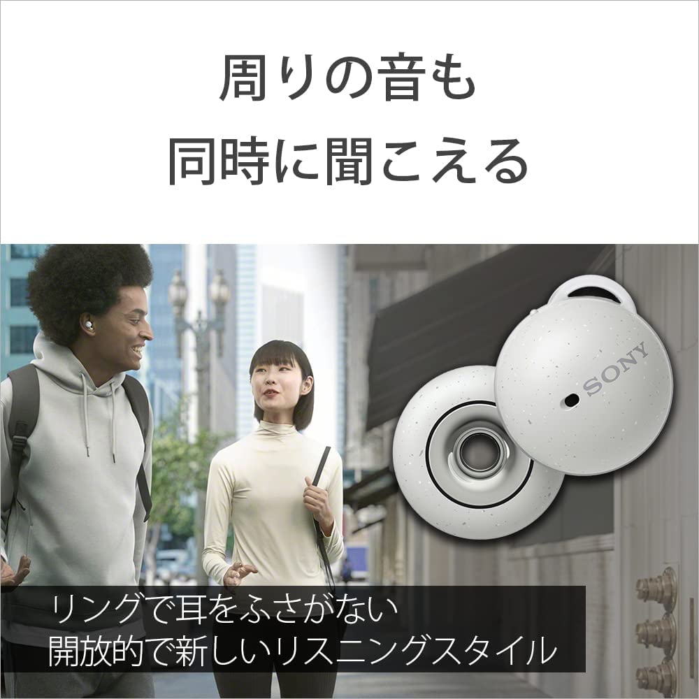 [중고] 소니 LinkBuds 링크버즈 화이트 WF-L900 WM 오픈형 무선 이어폰 이미지 3