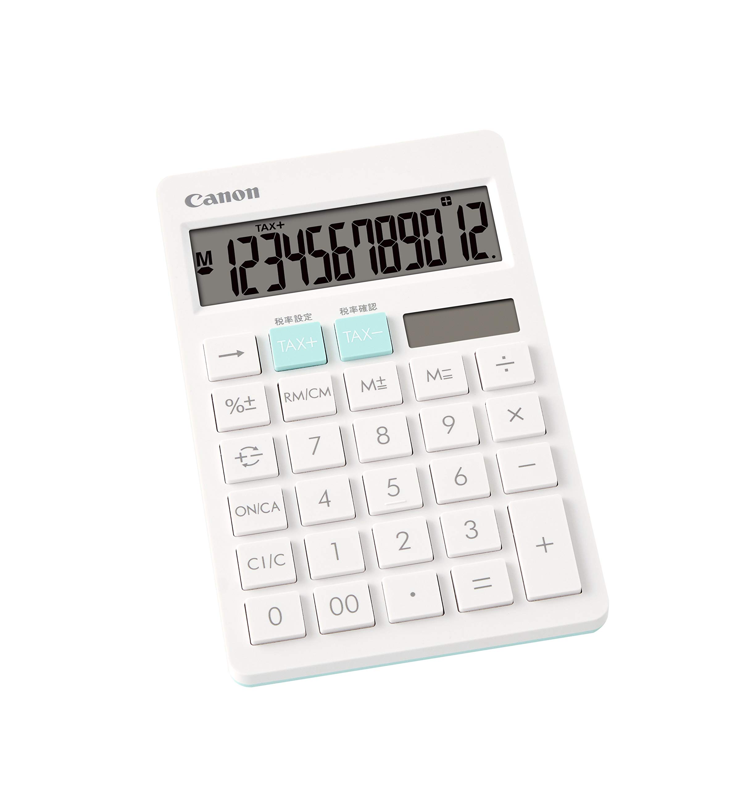 캐논 HS-1200TC 화이트 12자리 탁상용 계산기 세금계산 이미지 2