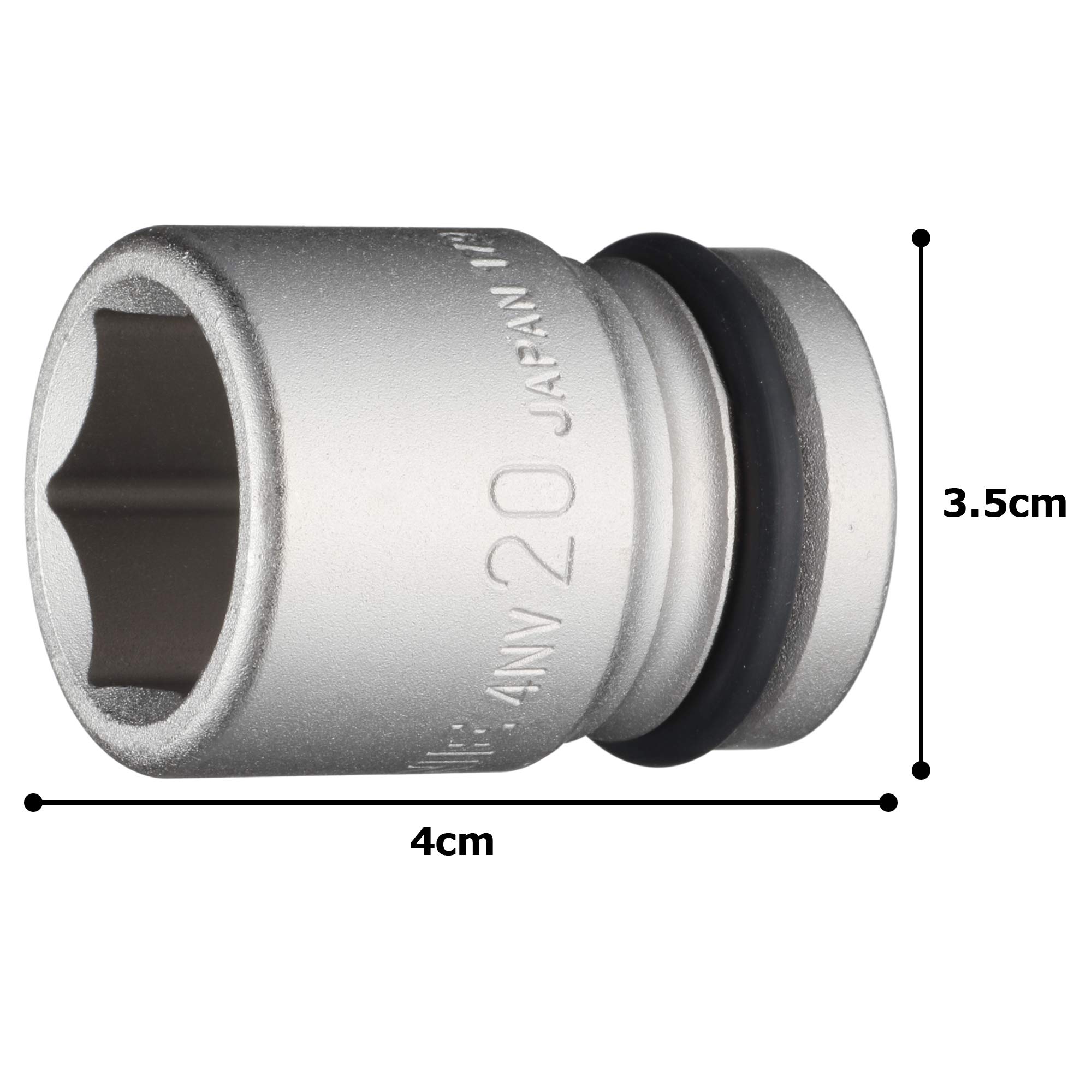 토네 4NV-20 임팩트 소켓 12.7mm 20mm 이미지 5