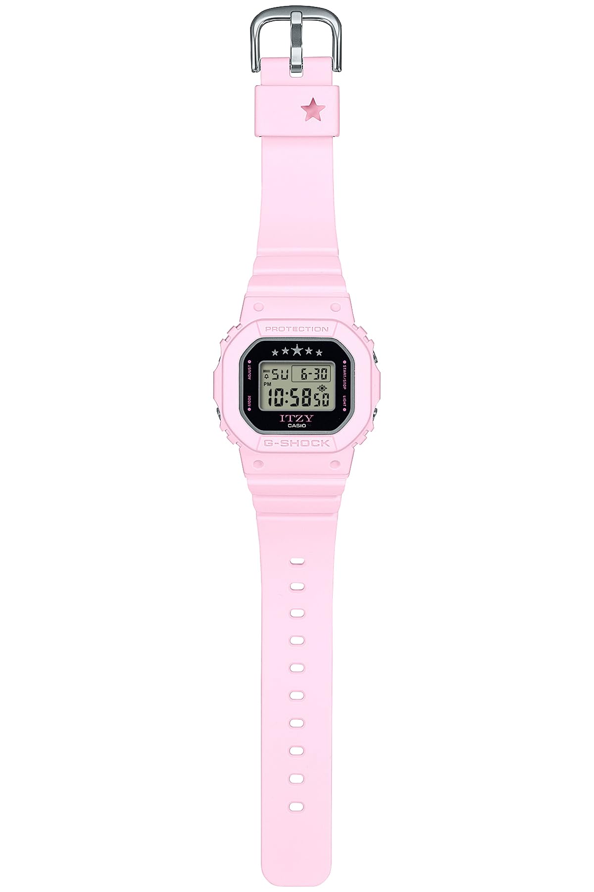 카시오 지샥 미드사이즈 ITZY 콜라보 GMD-S5610IT-4BJR BASIC 라이트핑크 이미지 2