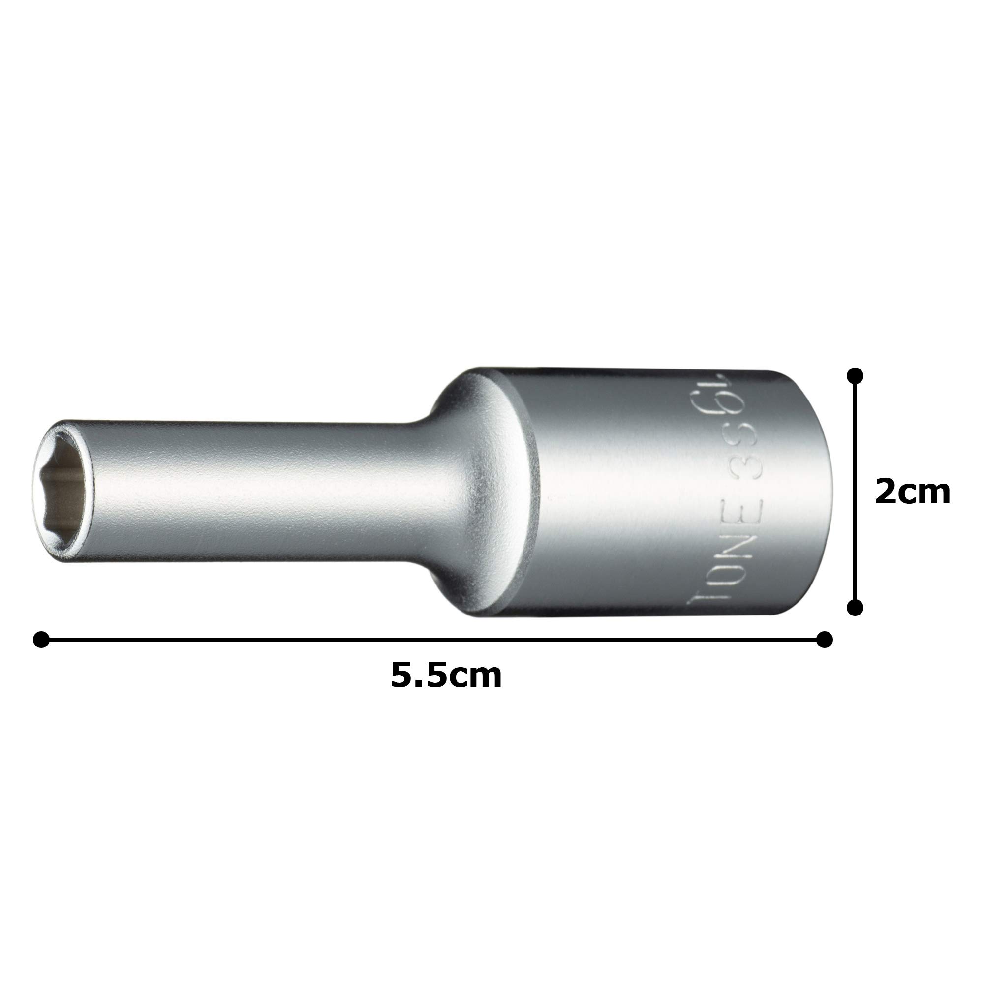 토네 HP3S-06L 6각 딥소켓 9.5mm 6mm 이미지 5