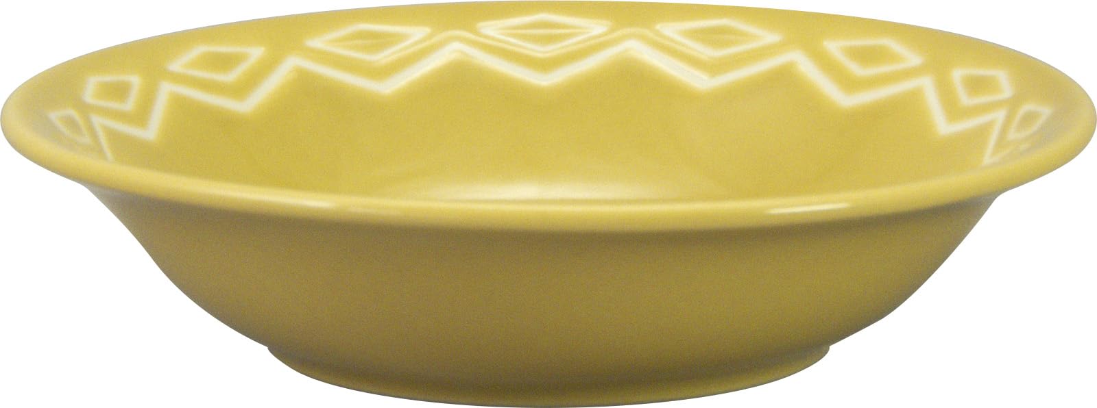 야마카 코몬 히시몬 YMK82-355 23cm 파스타 카레 접시 Yellow 캐주얼