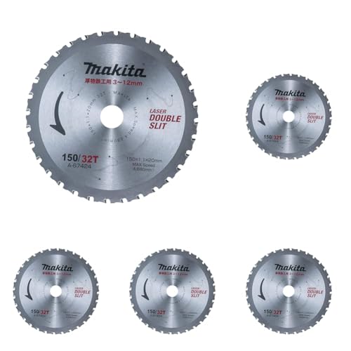 마키타 A-67424 150mm 두꺼운 철공용 칩소 5개입 1