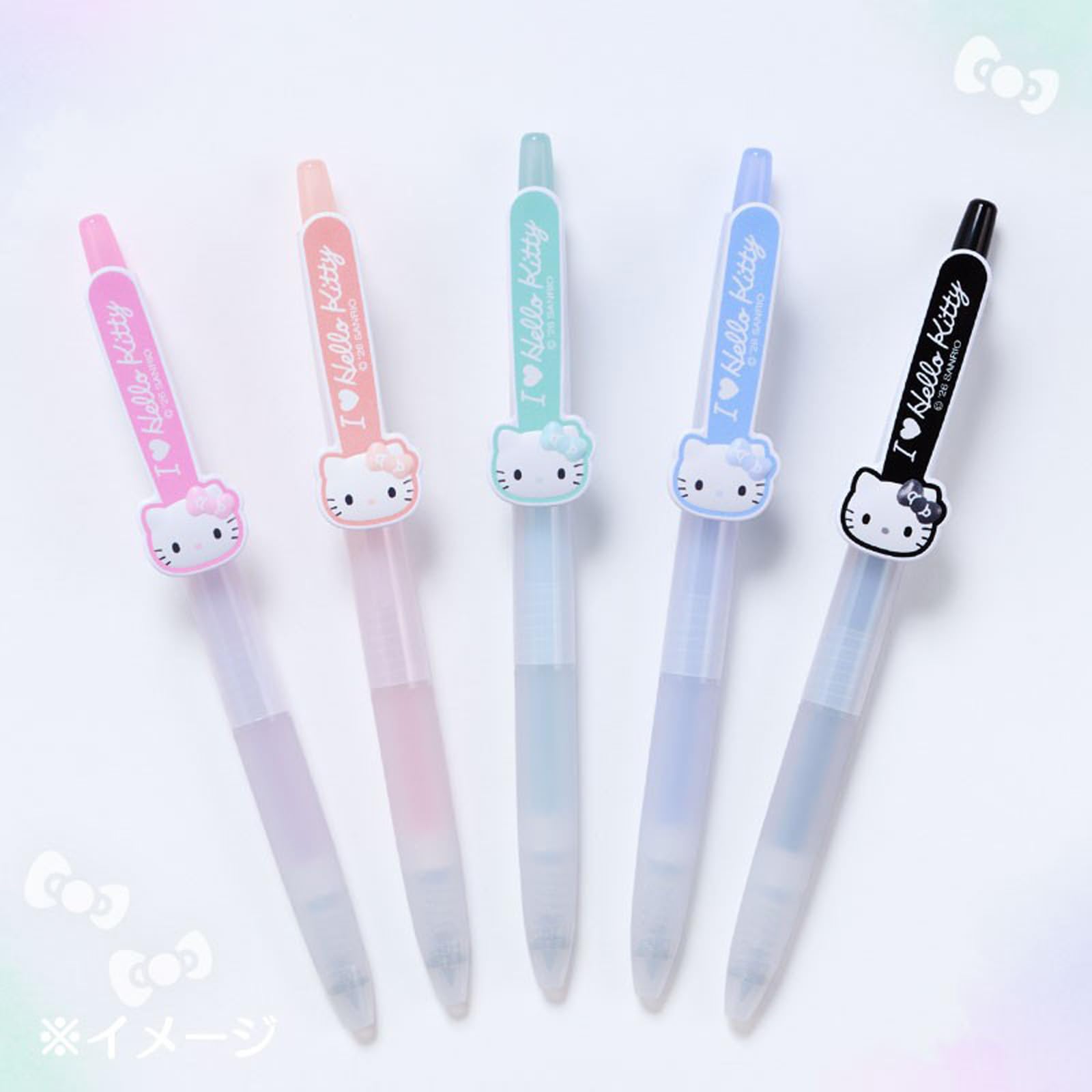산리오 I Love Hello Kitty 헬로키티 341380 컬러 젤잉크 볼펜 주스 그린 이미지 4