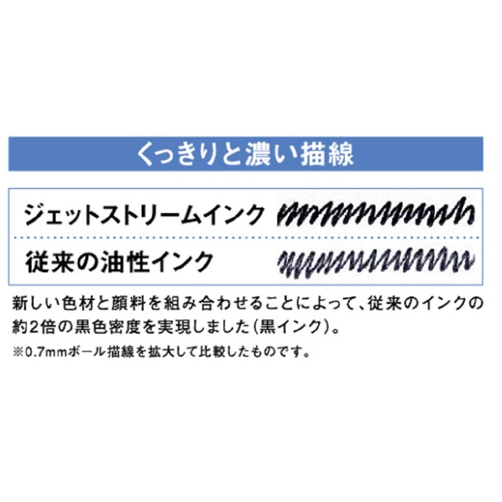 미쓰비시 연필 제트스트림 프라임 블랙 SXE3300007 0.7mm 3색 볼펜 단품 이미지 7
