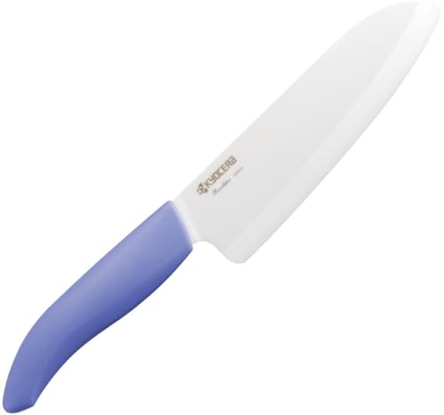 교세라 샤이니 퍼플 FKB-SPU16-AZ 16cm 세라믹 산토쿠 칼
