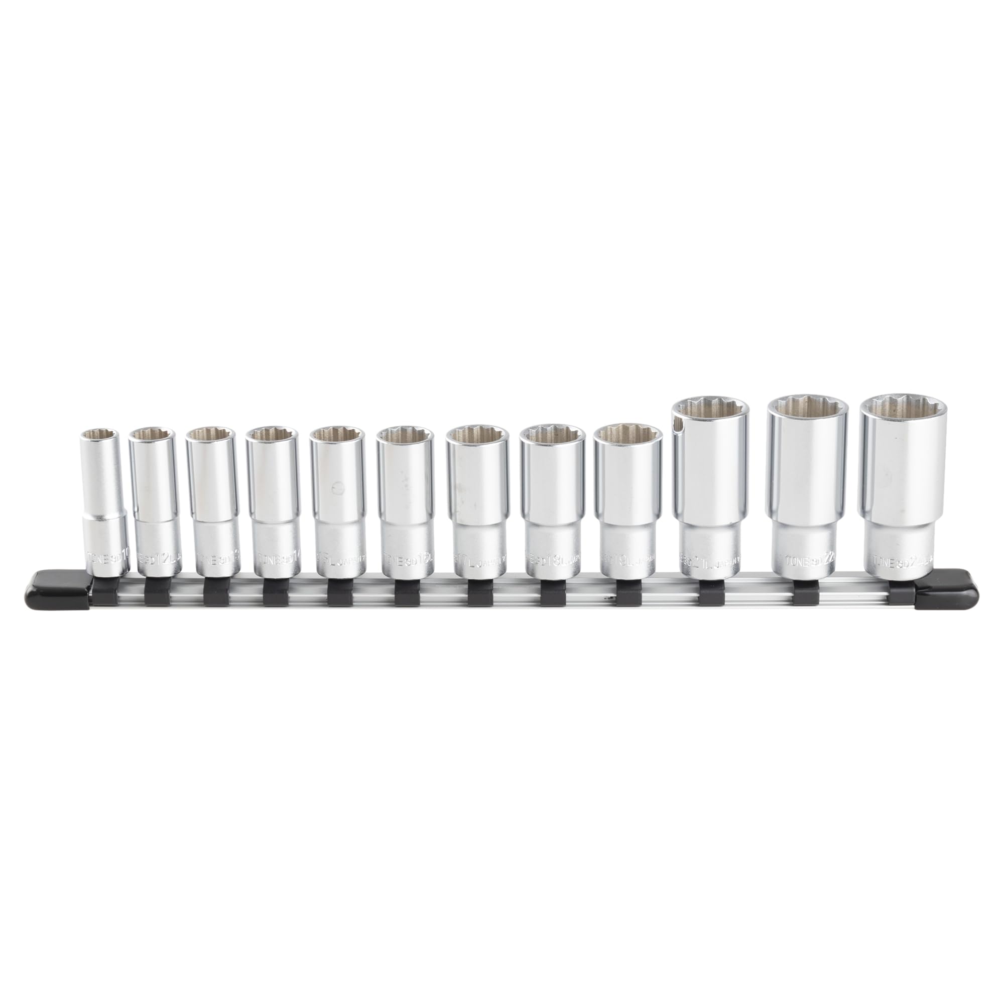 토네 HDL312A 12각 9.5mm 딥소켓 세트 12점 홀더포함