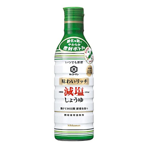기꼬만 언제나신선 저염 간장 450ml