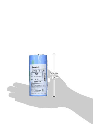 3M 79S 유리창 새시용 마스킹 테이프 15mm 18m 15mm폭 이미지 3
