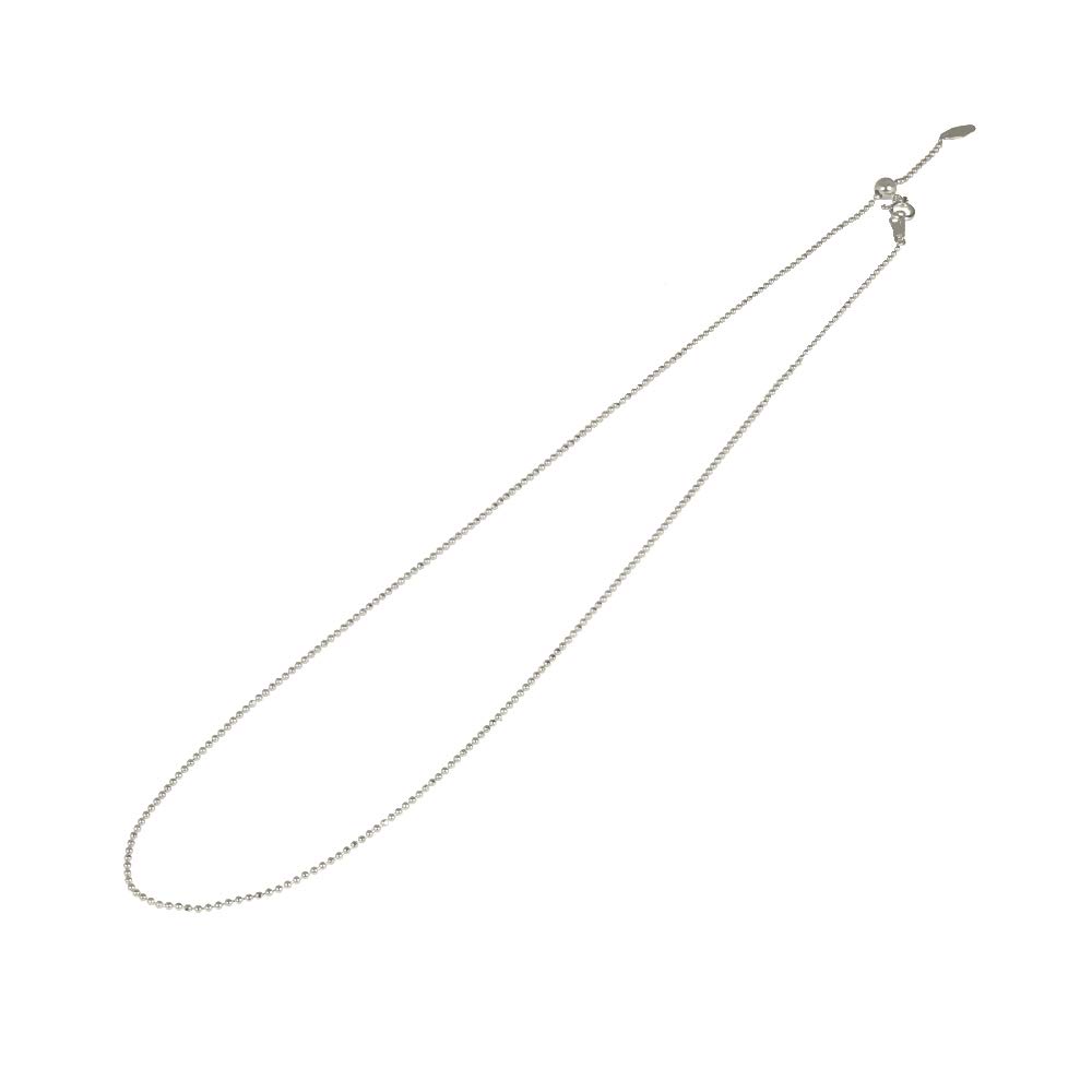 교세라 컷볼 체인 K18 화이트골드 1.2mm 45cm 목걸이