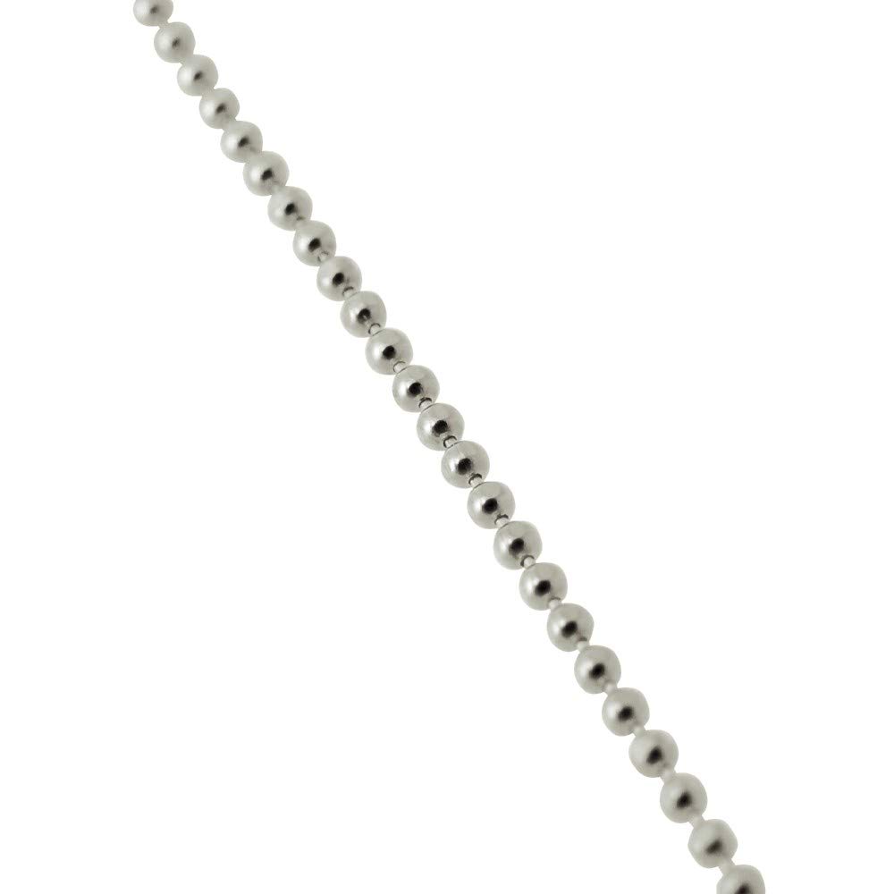 교세라 컷볼 체인 K18 화이트골드 1.2mm 45cm 목걸이 이미지 3