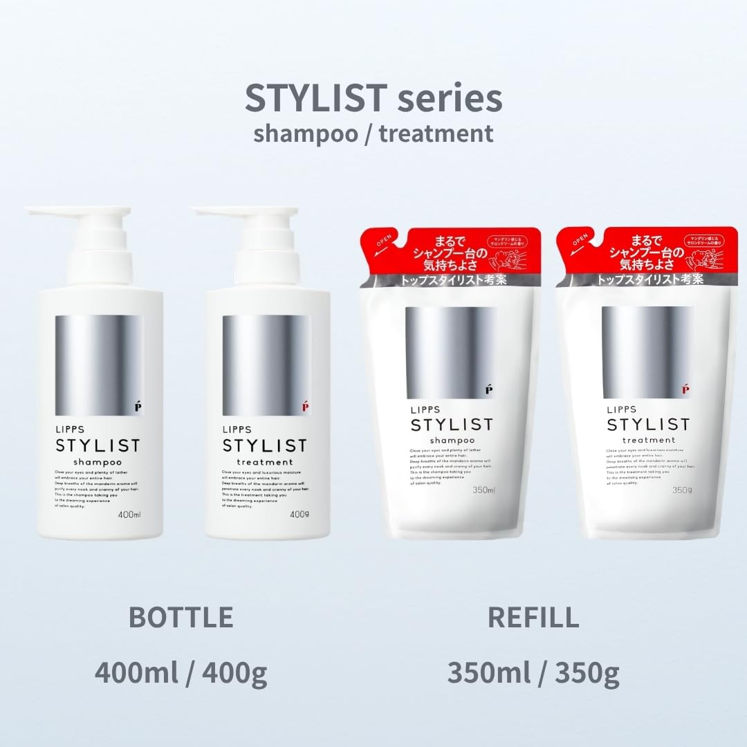 립스 스타일리스트 샴푸 리필 350ml 만다린향 이미지 8