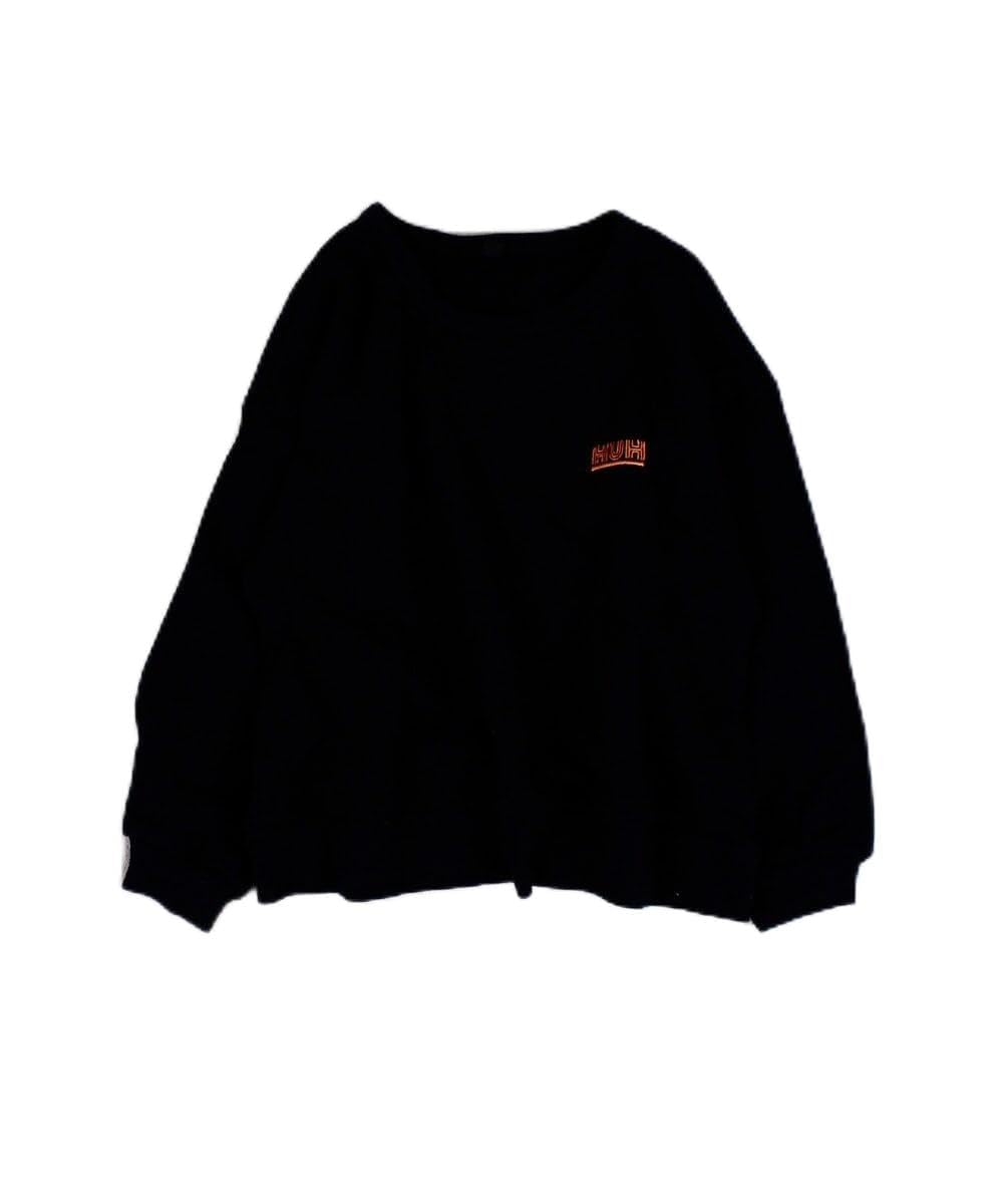 마키즈 맨투맨 원포인트 기모 B90블랙 80