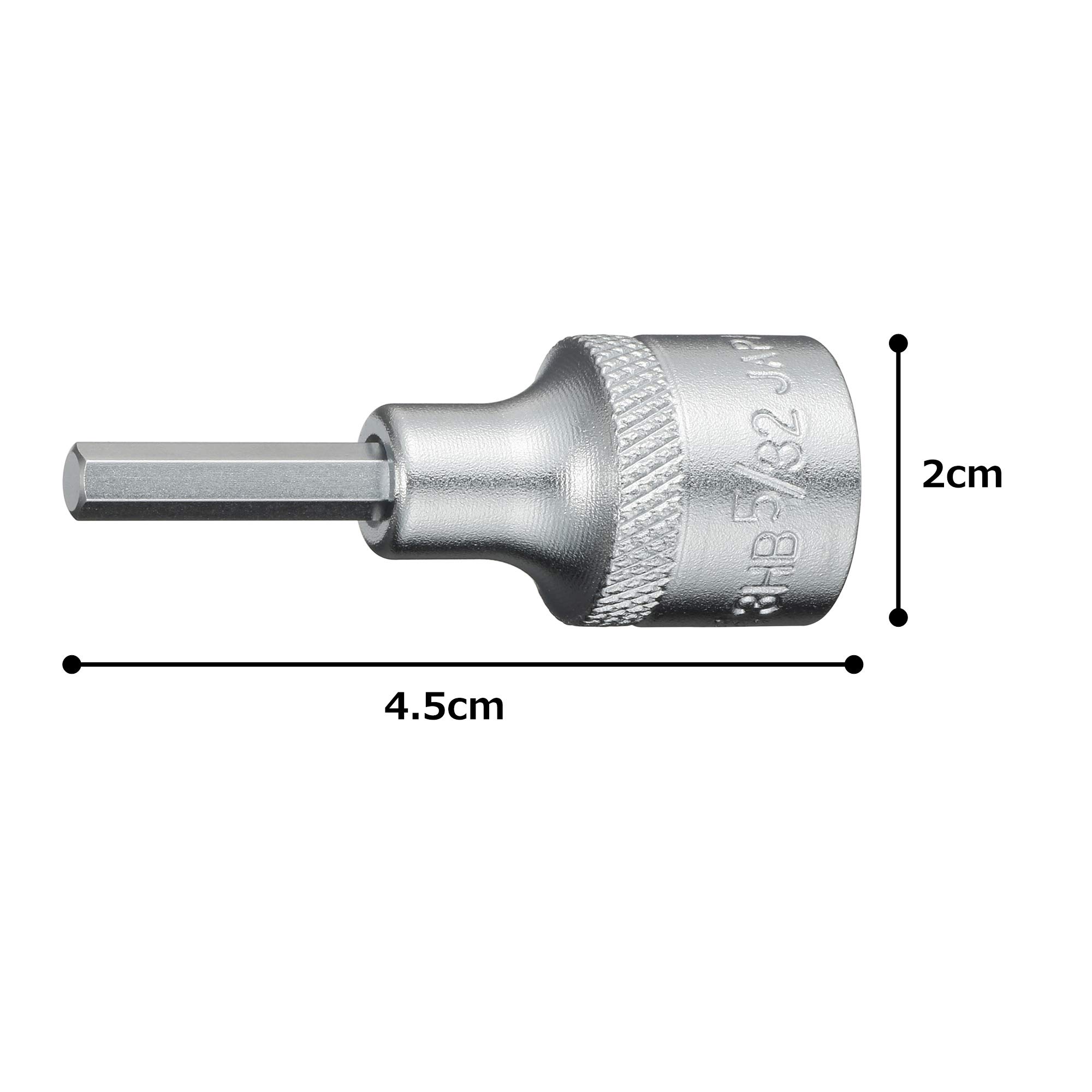 토네 HP3HB-05 육각 소켓 9.5mm 5/32인치 이미지 5