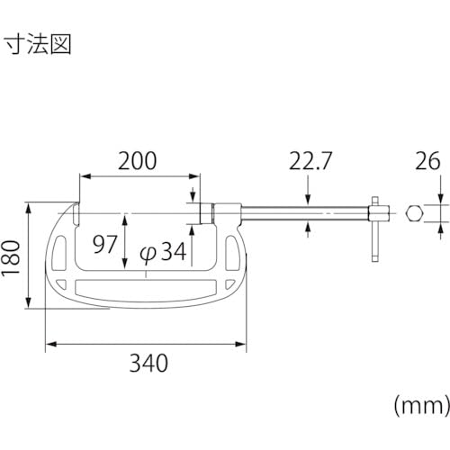 롭텍스 B형 샤코만력 B200A 최대 200mm 스탠다드형 이미지 7