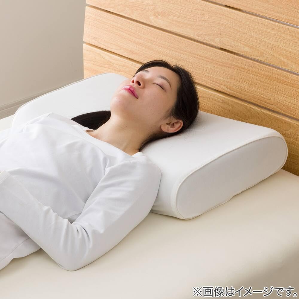 니토리 P2513 마시멜로 2층 메모리폼 베개 화이트 이미지 4