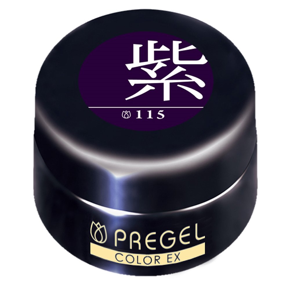 프리젤 컬러EX 퍼플 115 3g 젤네일