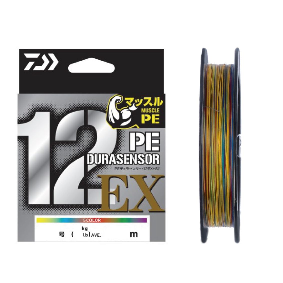 다이와 듀라센서 X12EX 5컬러 12합사 PE라인