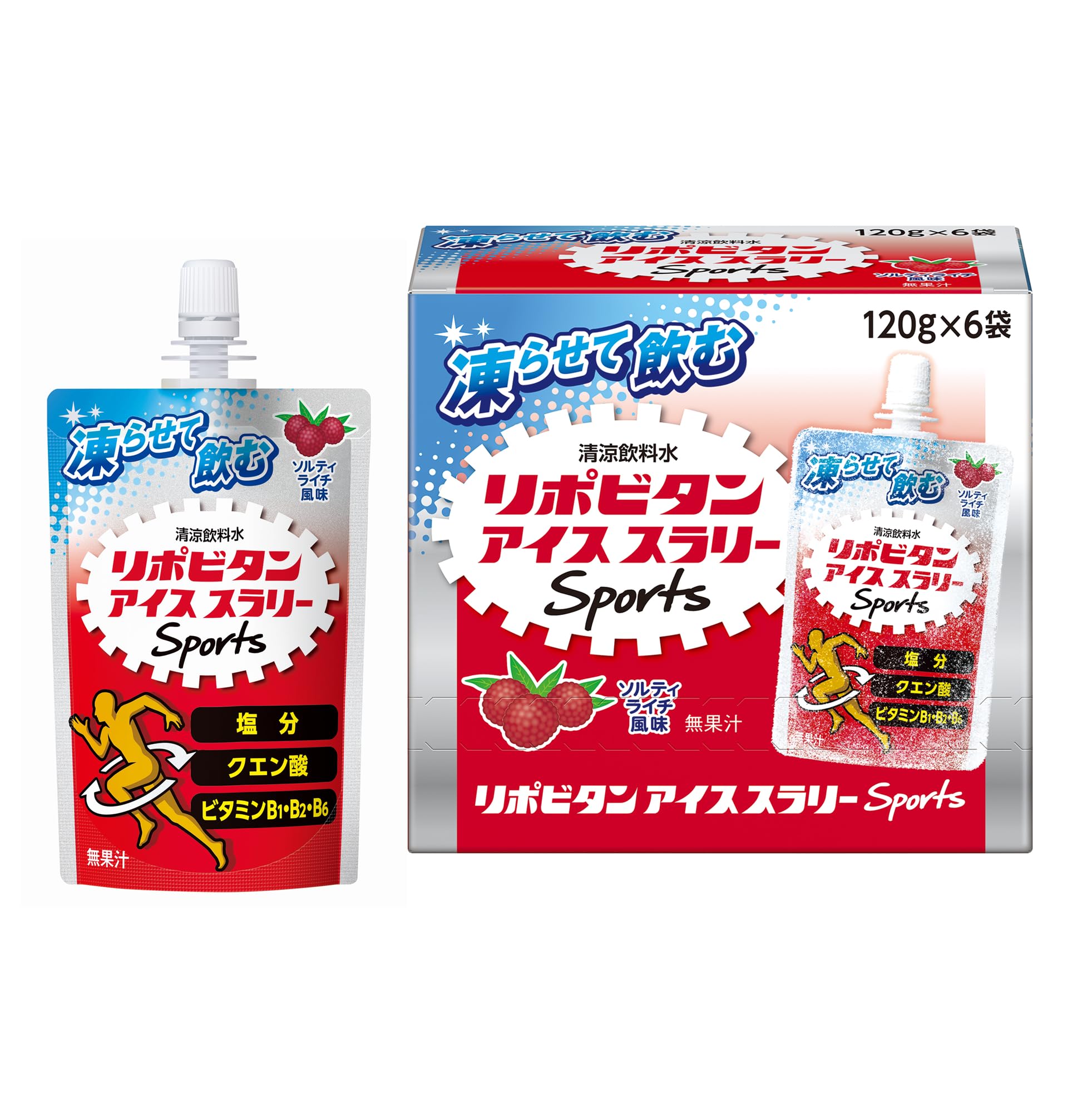 리포비탄 아이스 슬러리 스포츠 솔티리치맛 120g 6개입 솔티 리치맛