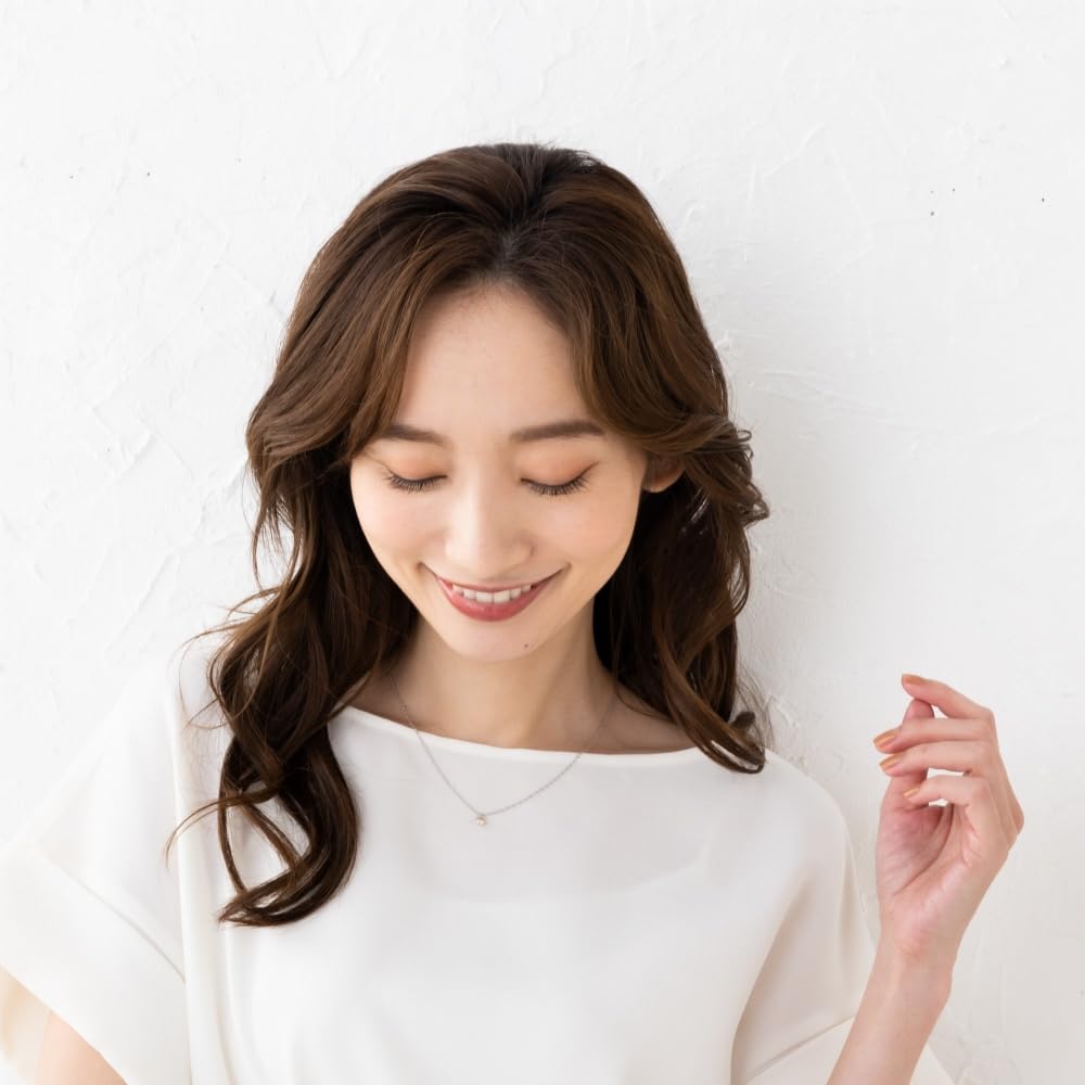 교세라 순플래티넘 0.3캐럿 다이아몬드 일립 목걸이 이미지 3