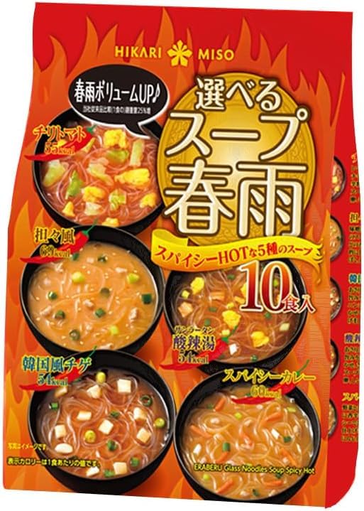 히카리미소 하루사메 스프 스파이시 핫 10식 당면국