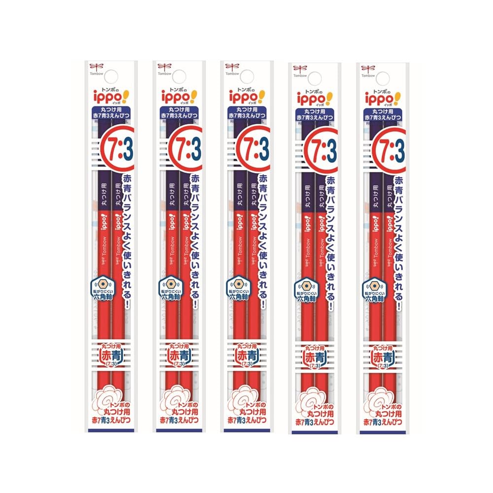 톰보 ippo 채점용 빨강 파랑 연필 10자루 BCA-263-5P
