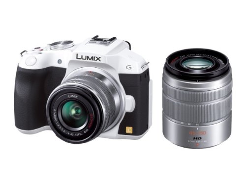 [중고] 파나소닉 루믹스 블랙 DMC-G6X 미러리스 카메라 14-42mm 45-150mm 렌즈킷