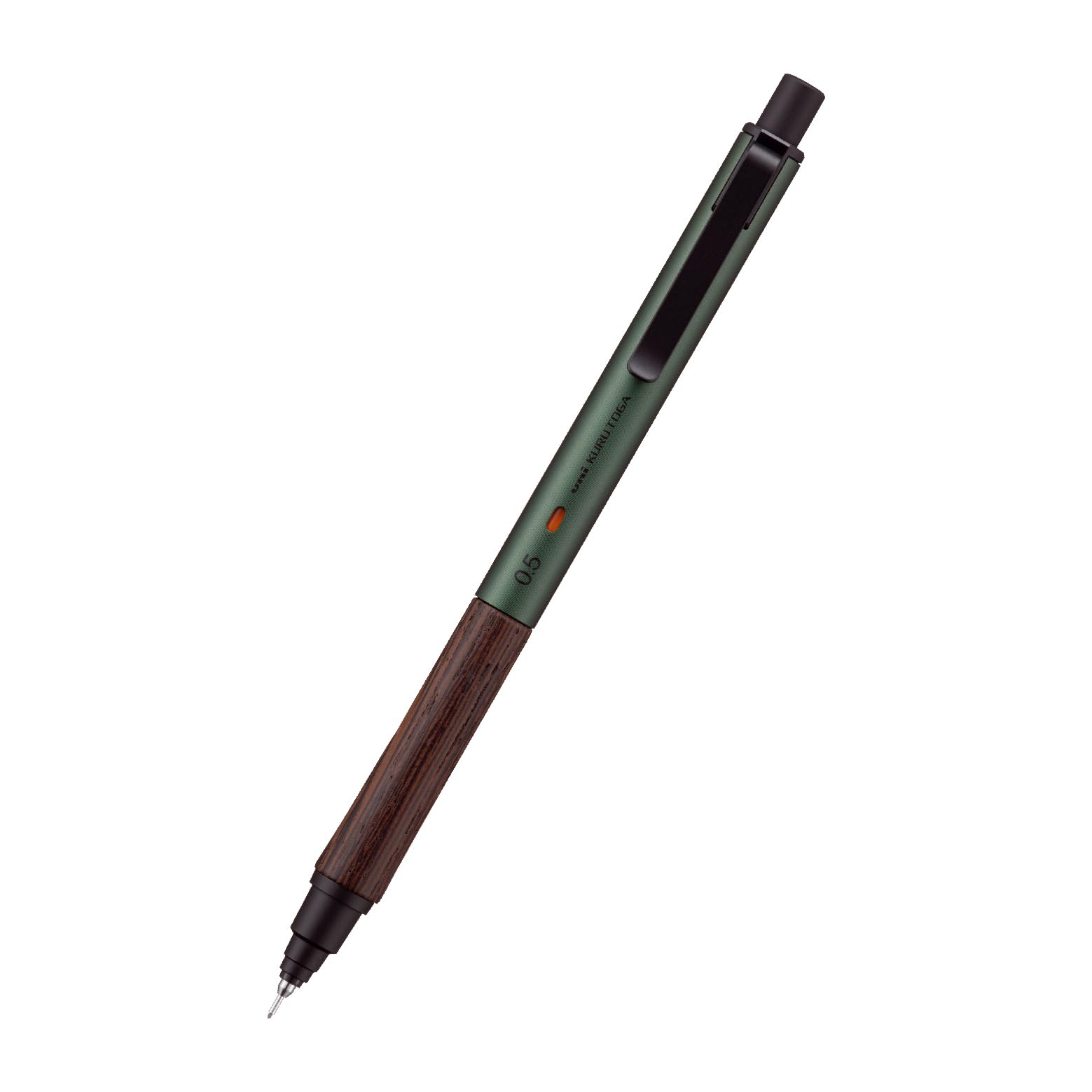 미쓰비시 연필 쿠루토가 우드 포레스트그린 M5KW1P.88 0.5mm 샤프