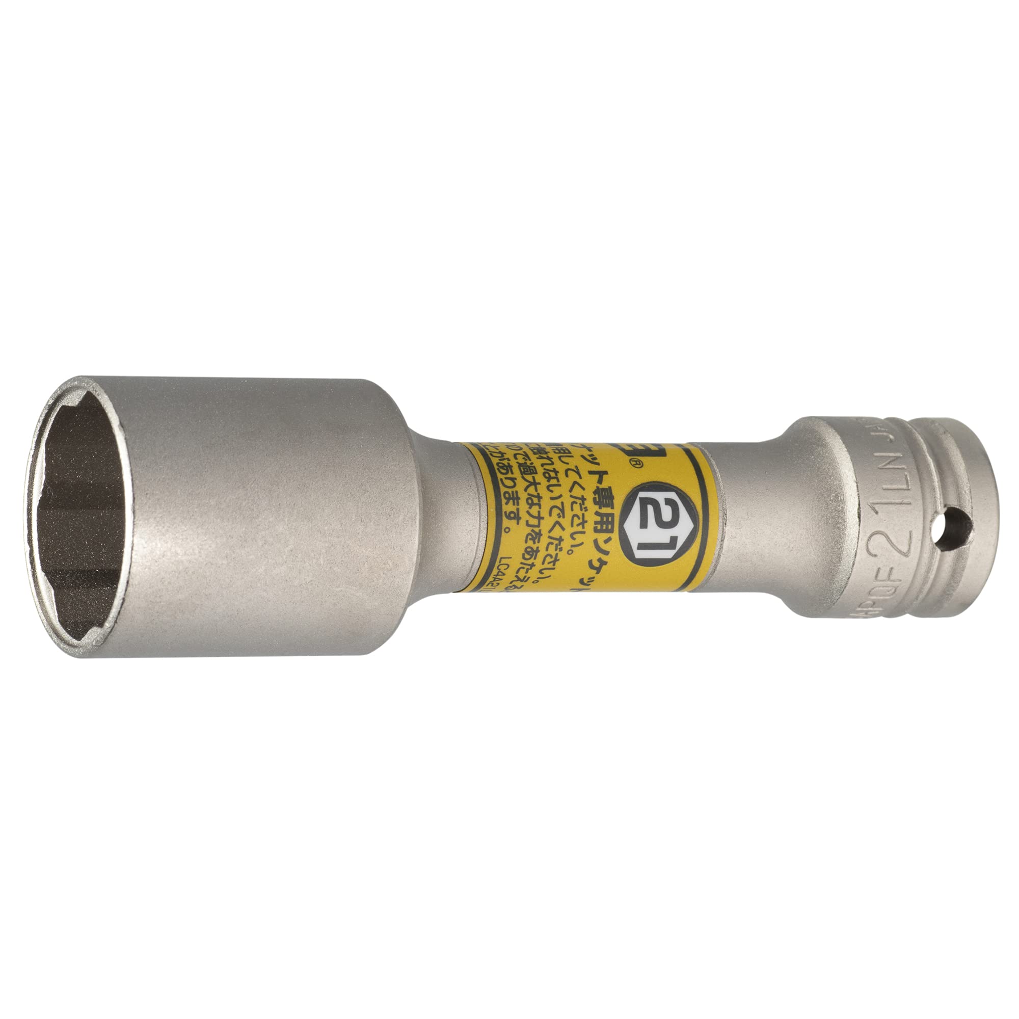토네 옐로우 3APQF-21LN 21mm 퀵핏 박형 롱 휠너트 소켓 9.5mm 이미지 2
