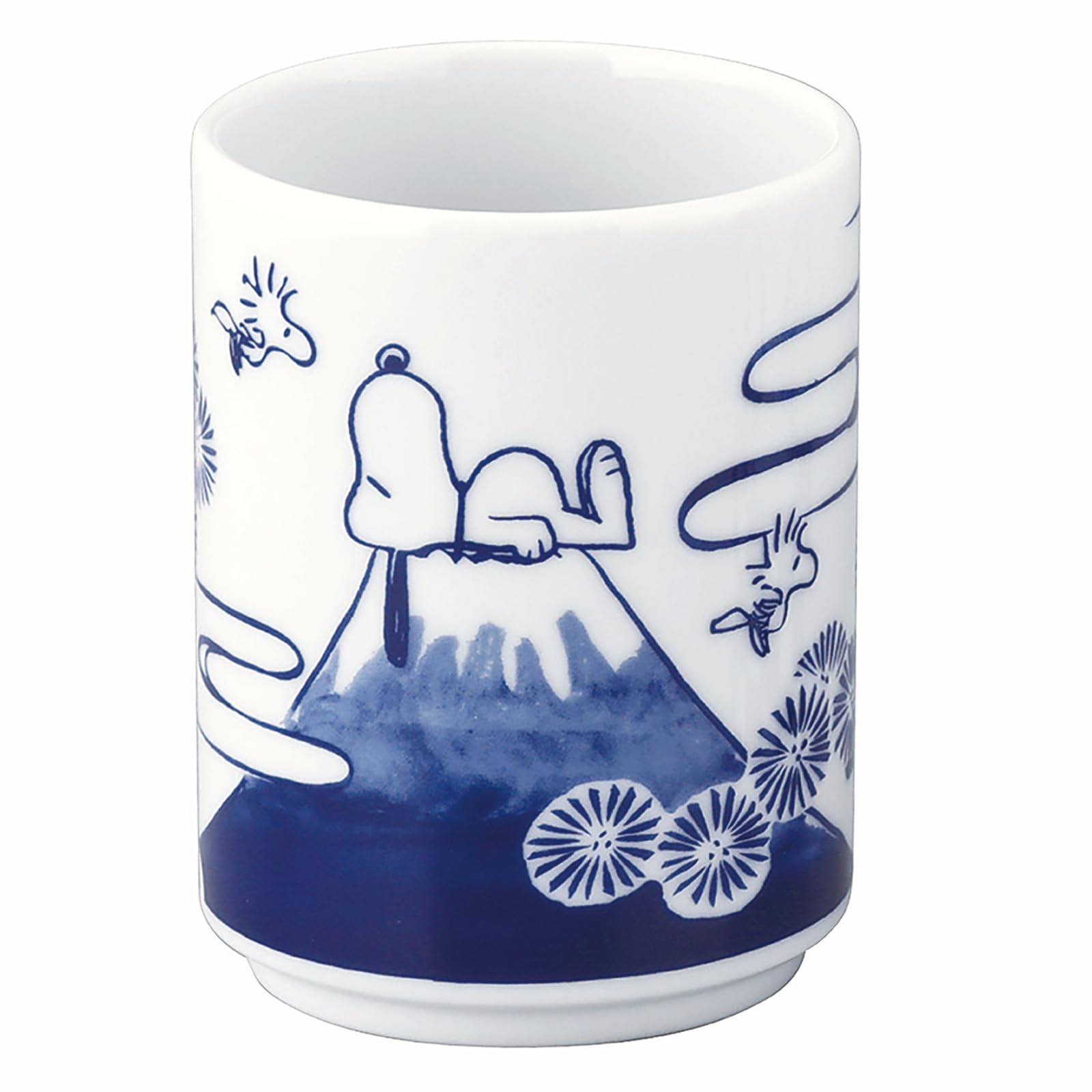 야마카 스누피 소메츠케 후지 찻잔 SN81-327 300ml