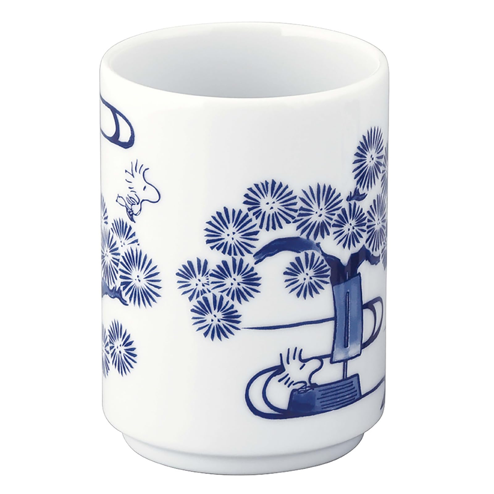 야마카 스누피 소메츠케 후지 찻잔 SN81-327 300ml 이미지 2
