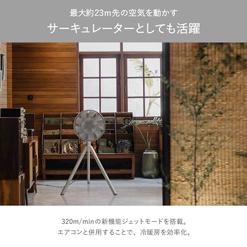 발뮤다 그린팬 스튜디오 화이트 | GreenFan Studio | White AGR01JP-WH 이미지 4
