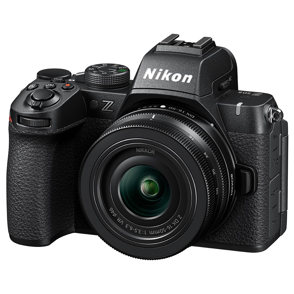 니콘 Z50II 16-50mm VR 렌즈킷 미러리스 블랙 렌즈 1개 세트 신모델 표준