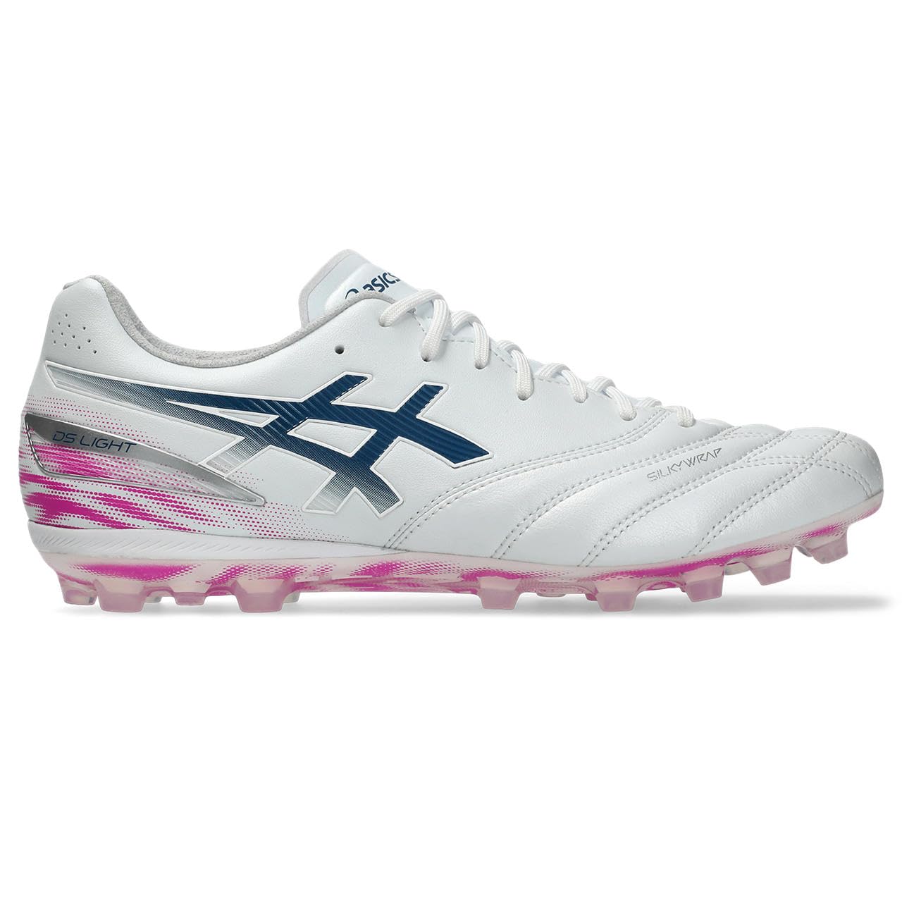 아식스 축구화 DS LIGHT PRO 27.0 cm 2E 101(화이트/디지털 사쿠라) 이미지 3