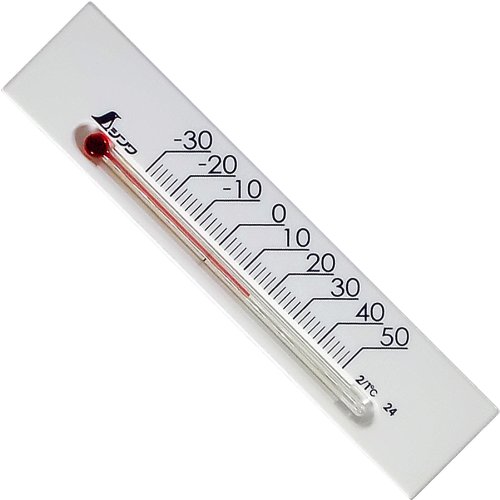 신와 쁘띠써모 스퀘어 화이트 48785 13.5cm 온도계 가로형 이미지 2