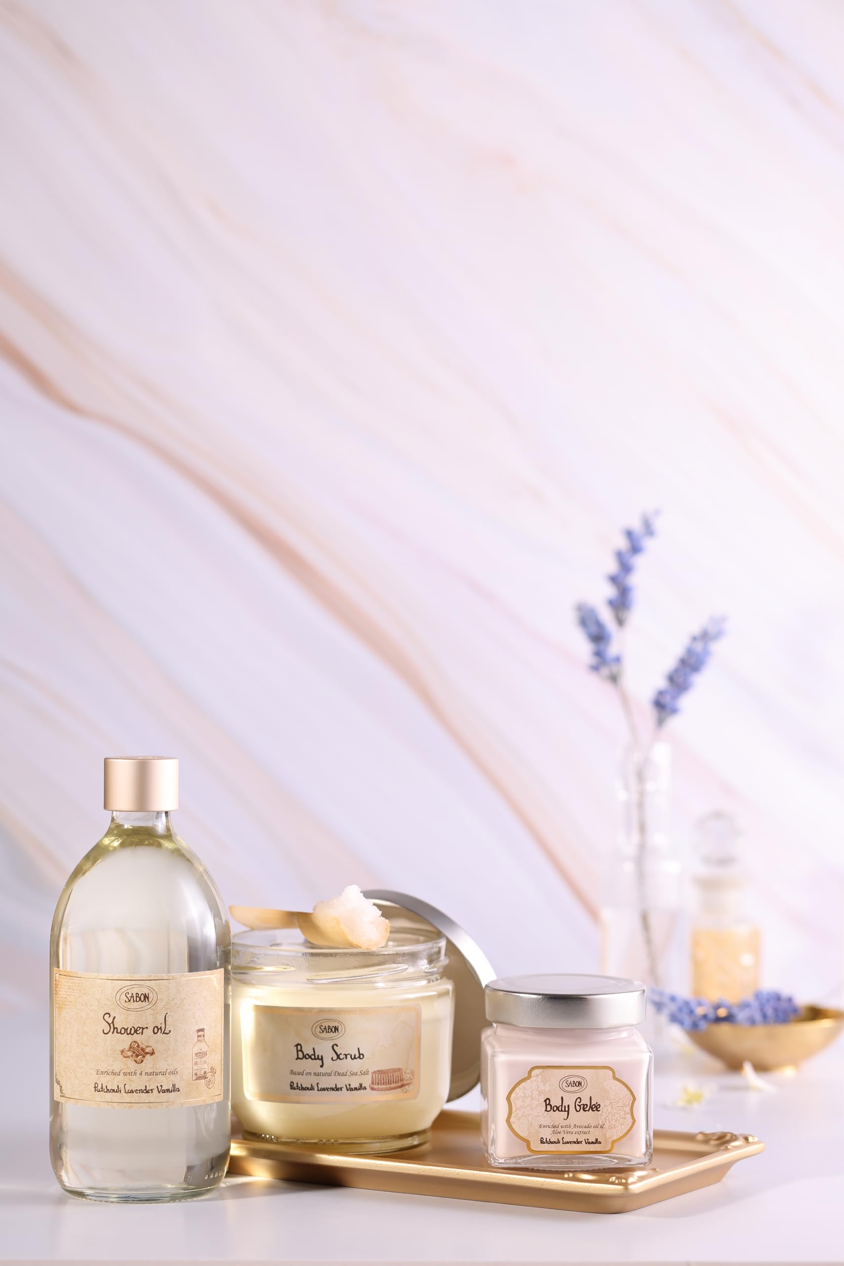 사본 파출리 라벤더 바닐라 샤워오일 500ml SABON 이미지 2