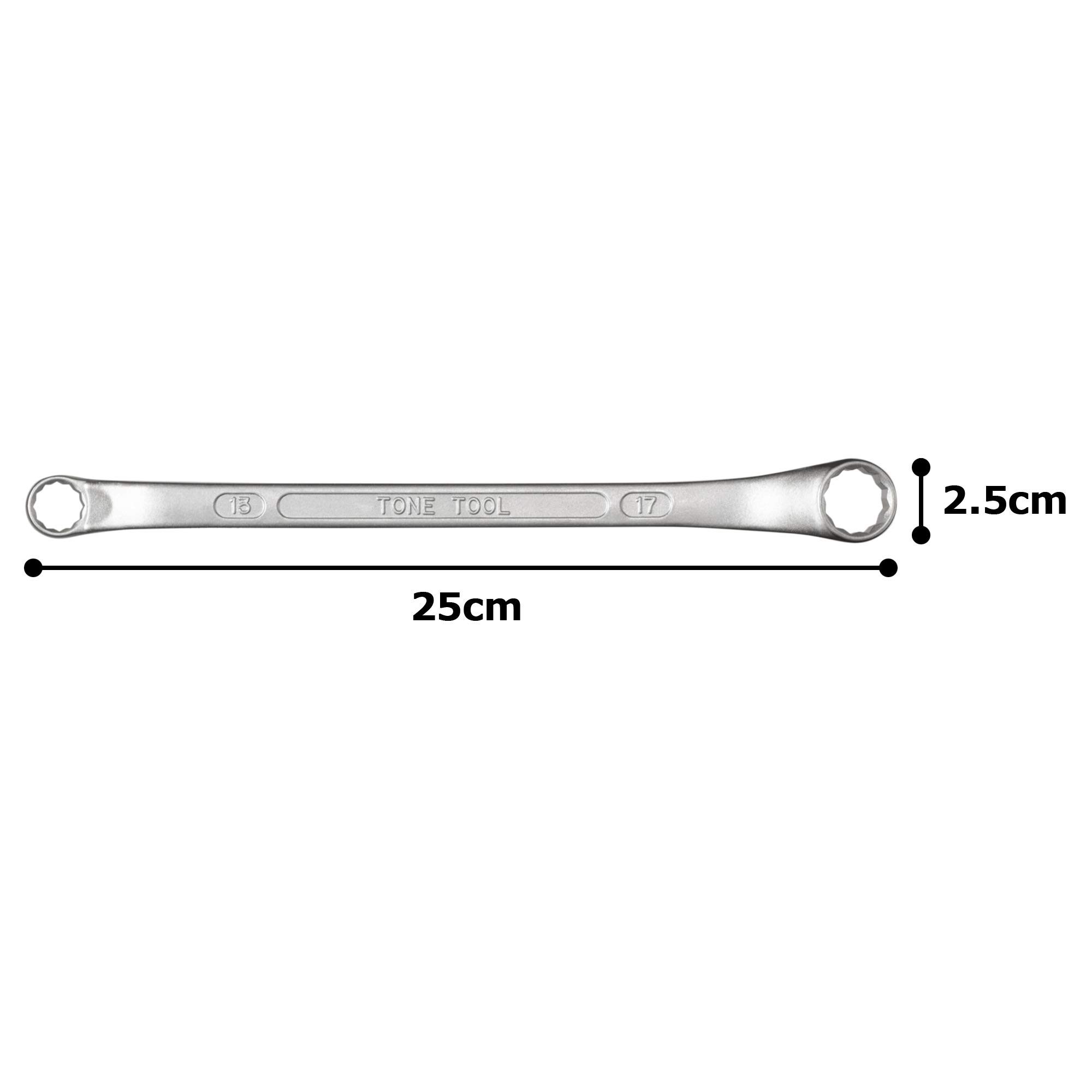 토네 롱 메카닉 옵셋렌치 HPM44-1317 13x17mm 45도 이미지 5