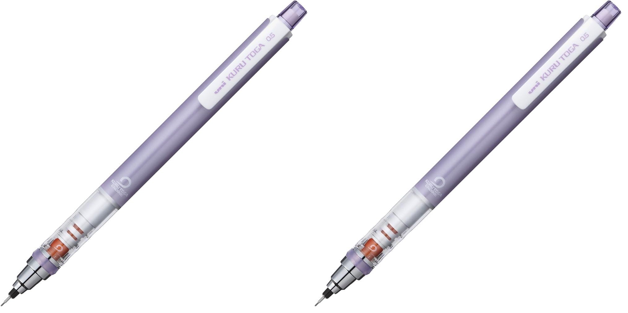미쓰비시 연필 쿠루토가 바이올렛 M54501P.12 0.5mm 샤프 자동심회전 2개