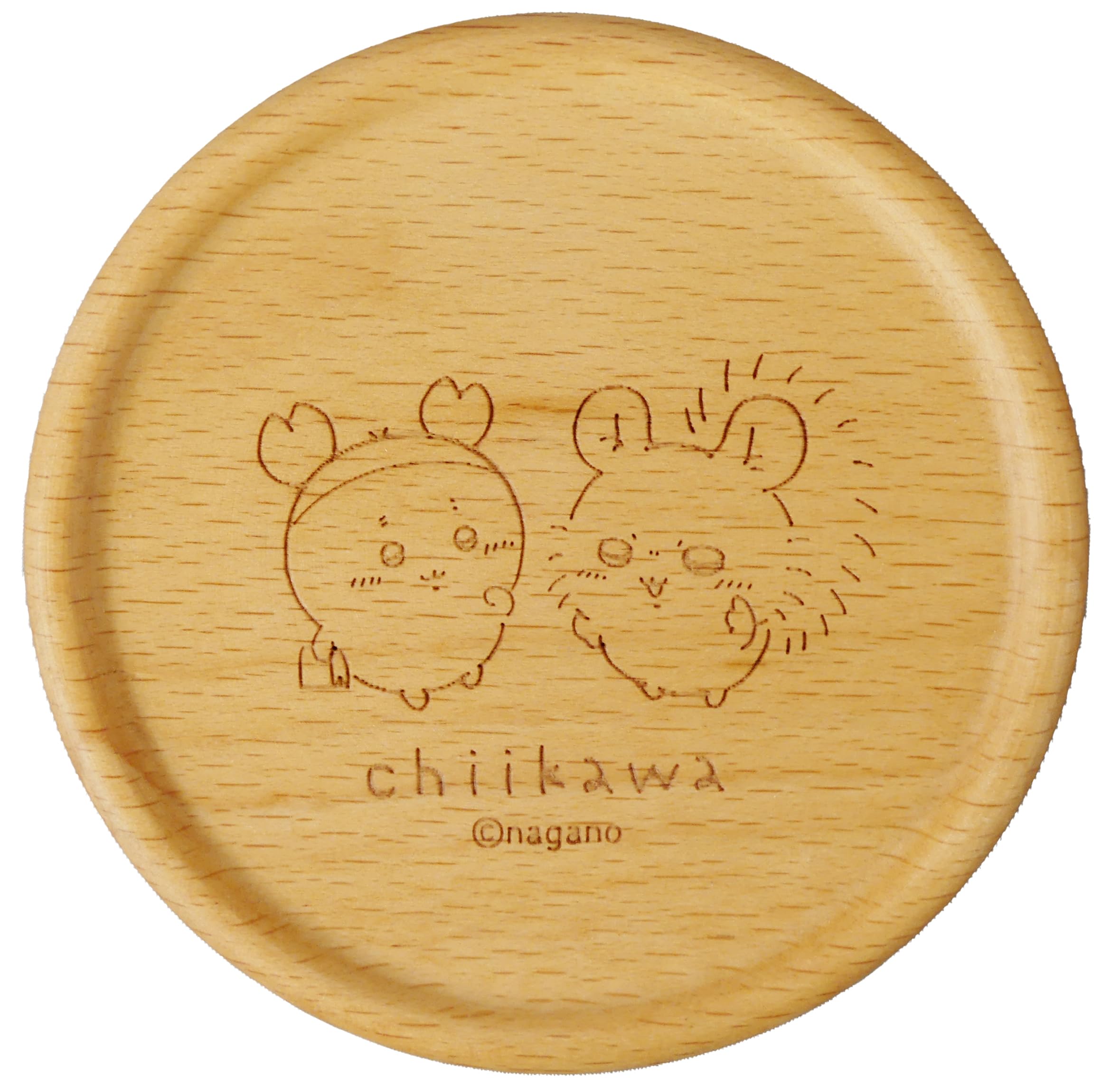 야마카 해피블라썸 모몽가&고서점 CKW32-346 9cm 나무 코스터