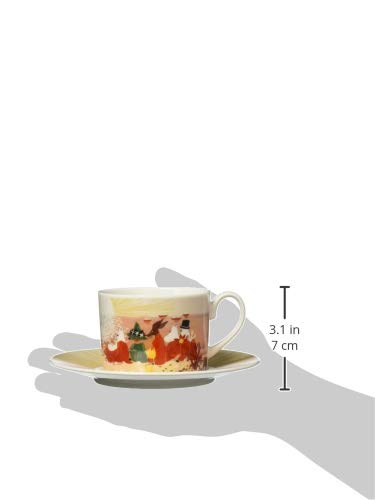 야마카 무민 루온토 커피잔 세트 MM3202-28 240ml 레드 이미지 3