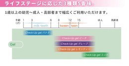 라이온 덴트 체크업 젤 민트 75g 3개입 불소 치약 이미지 3