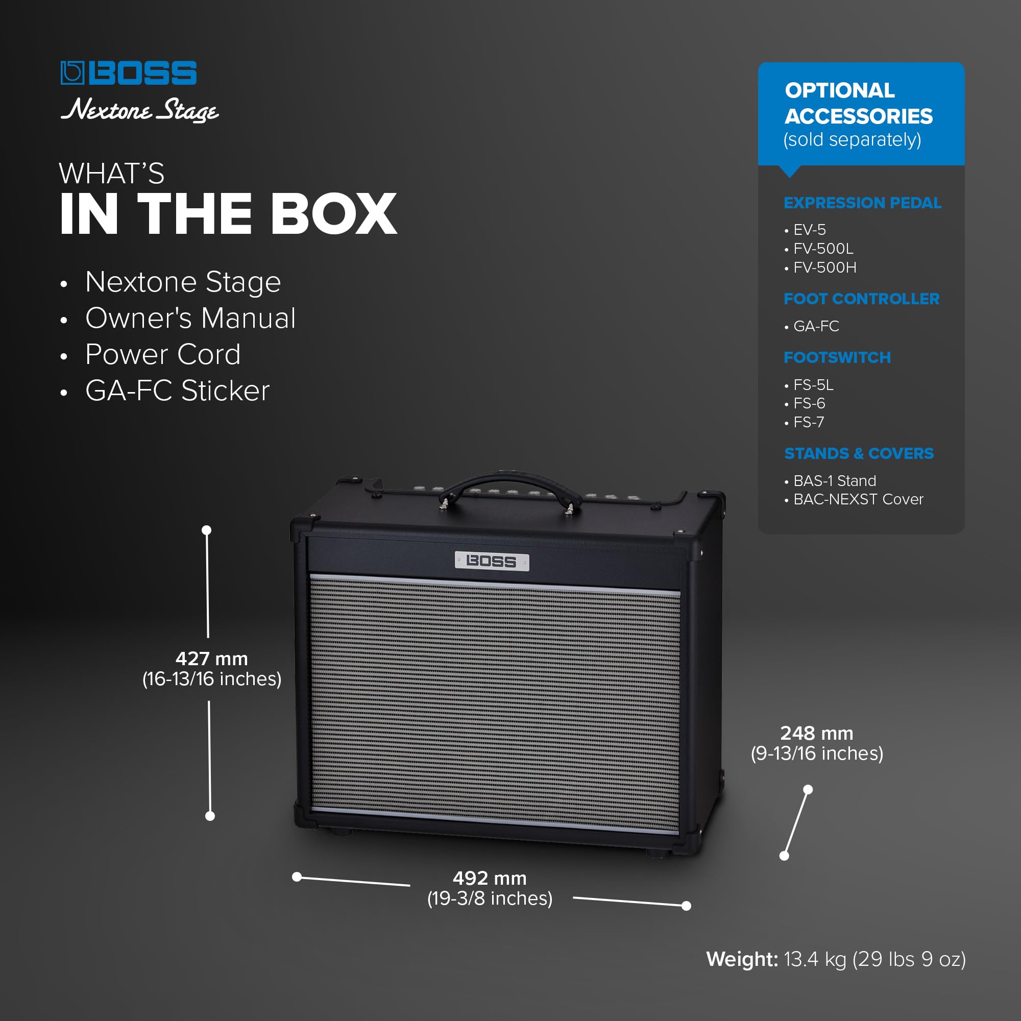 보스 NEX-STAGE 40W 콤보 기타 앰프 이미지 6