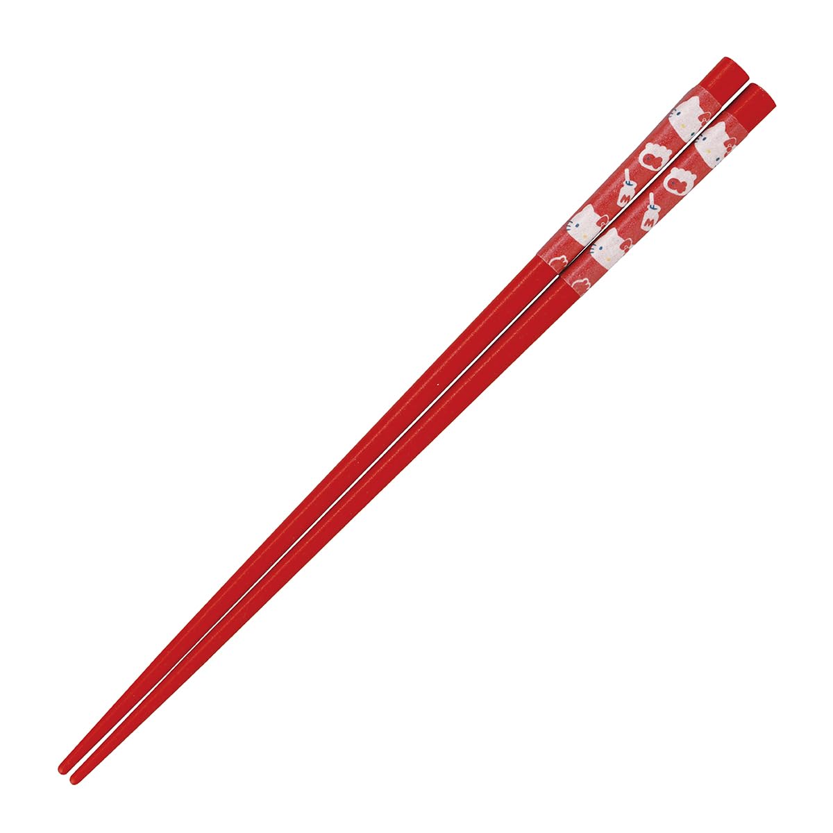 야마카 이로도리 헬로키티 HK203-840 23cm 나무 젓가락 레드