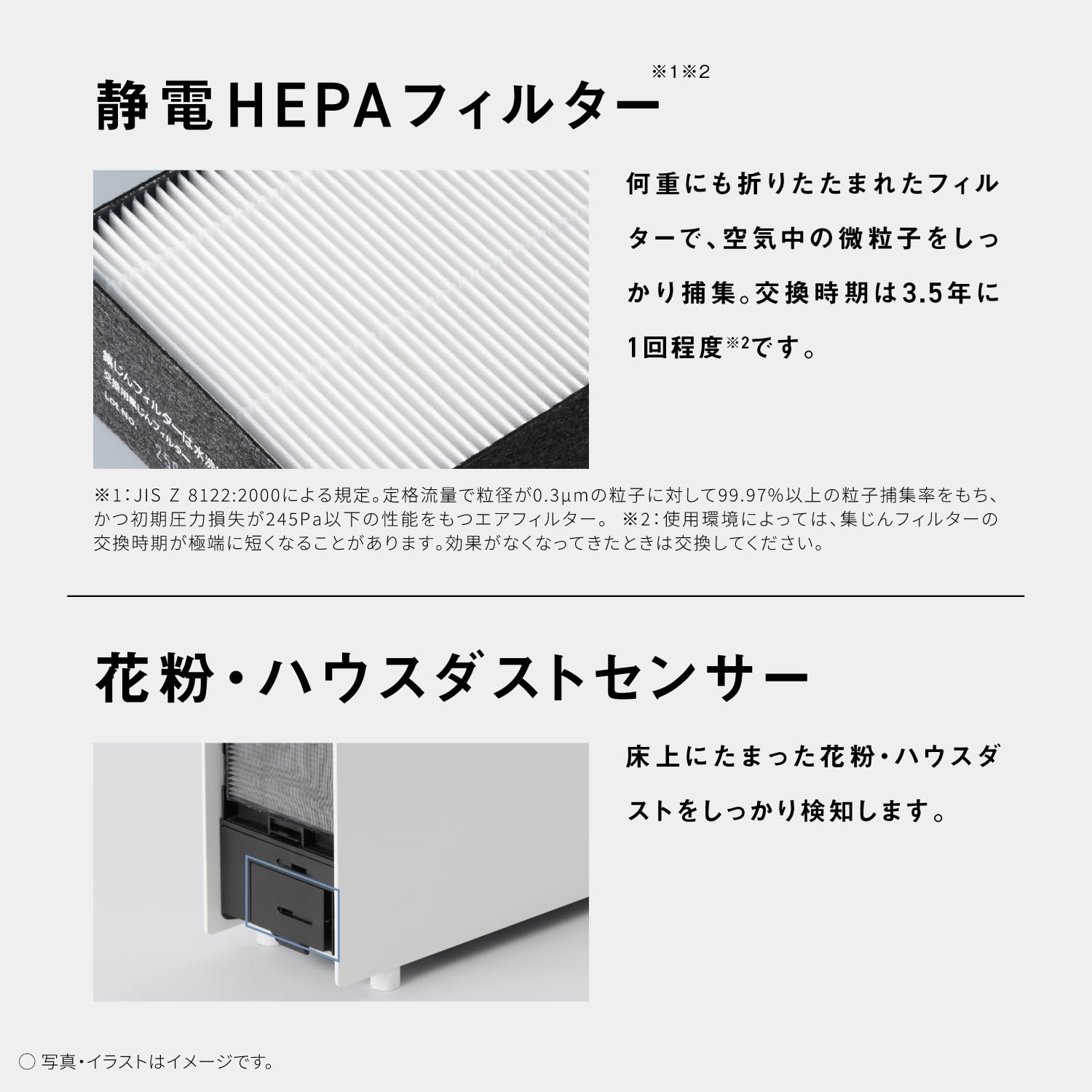 파나소닉 공기청정기 나노이X 31평형 화이트 F-PX70C-W 이미지 8