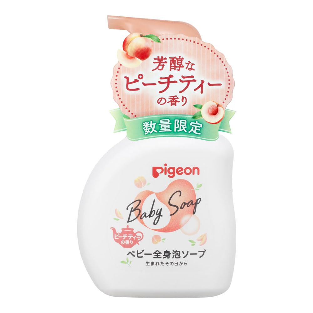 피죤 베이비 전신 거품 워시 500ml 피치티 향
