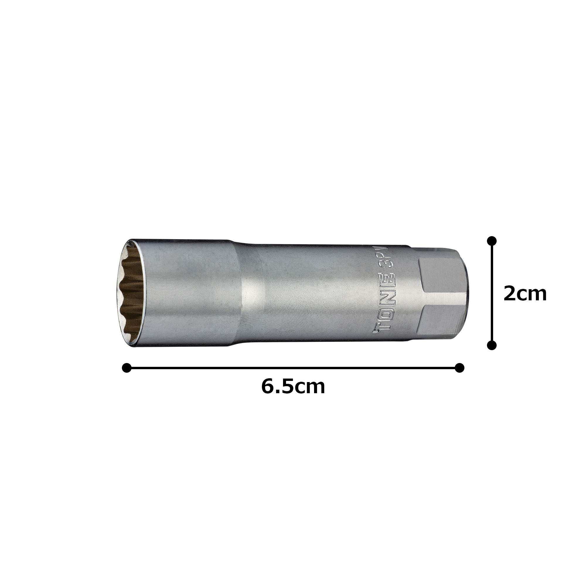 토네 3PW-16S 16mm 12각 점화플러그 소켓 9.5mm 마그네틱 이미지 5