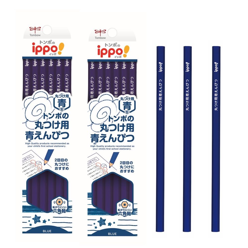 톰보 ippo 채점용 파란색 연필 24자루 CV-KIP