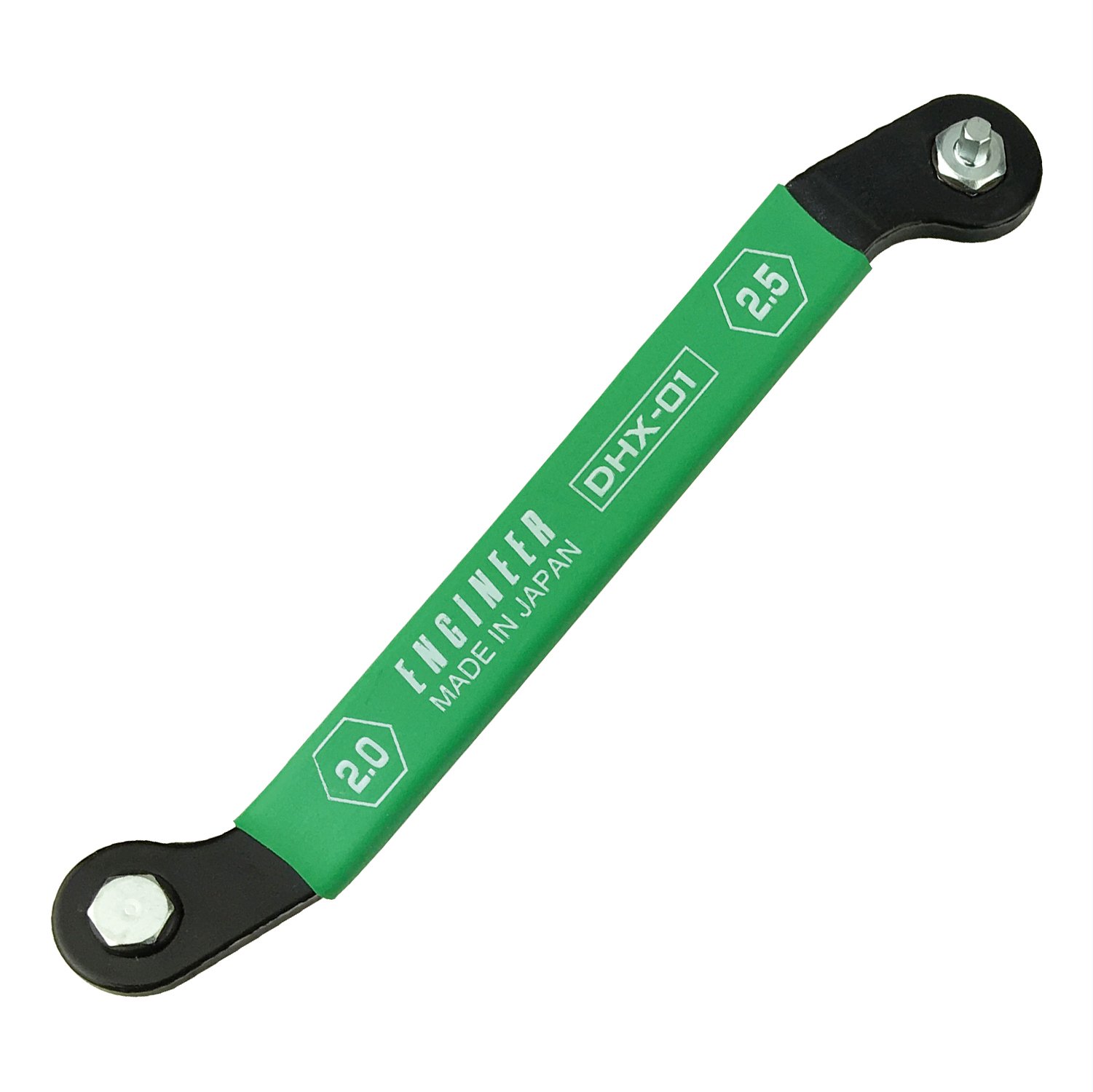 엔지니어 DHX-01 박형 벤트 육각 렌치 대변:2.0 2.5mm