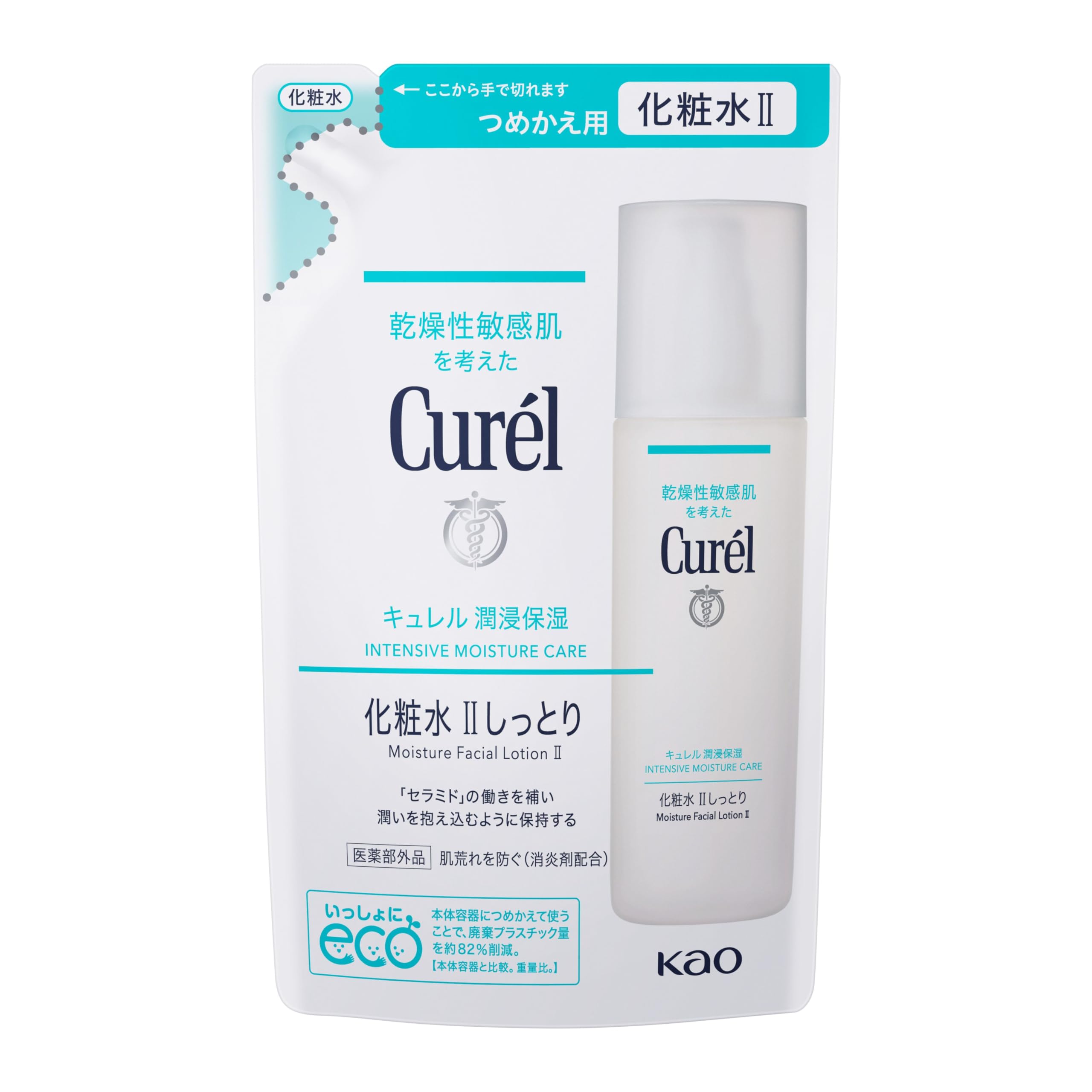 큐렐 화장수 2단계 촉촉한 타입 리필 130ml 단품
