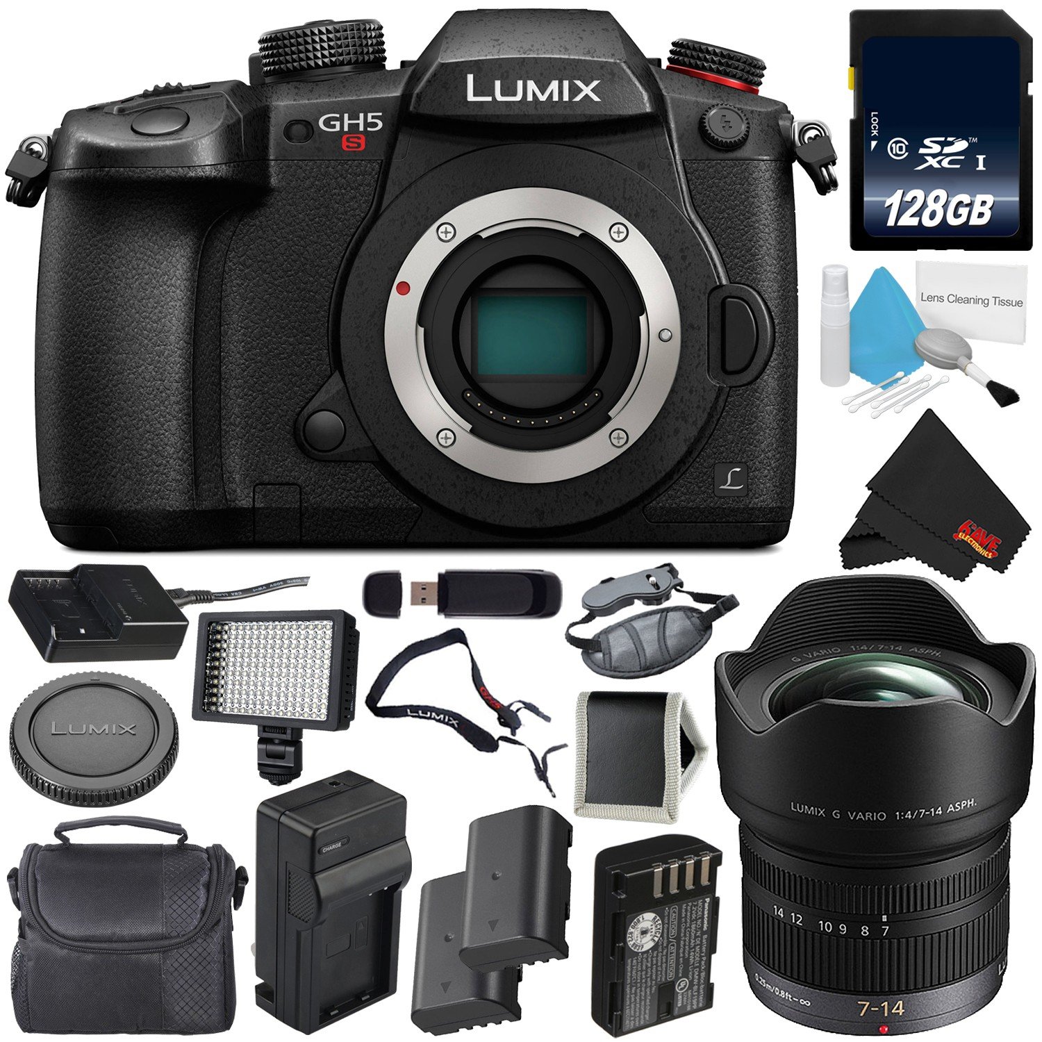 파나소닉 루믹스 DC-GH5S 미러리스 카메라 렌즈 세트